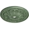 Ekena Millwork Flagstone Ceiling Medallion (Fits Canopies up to 3 7/8"), 30"OD x 3 7/8"ID x 3 1/4"P, Athenian Green CM30FLAGF - alternate 3
